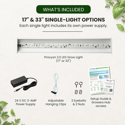 Procyon 2.0 Full-Spectrum LED Grow Light - Happy Leaf